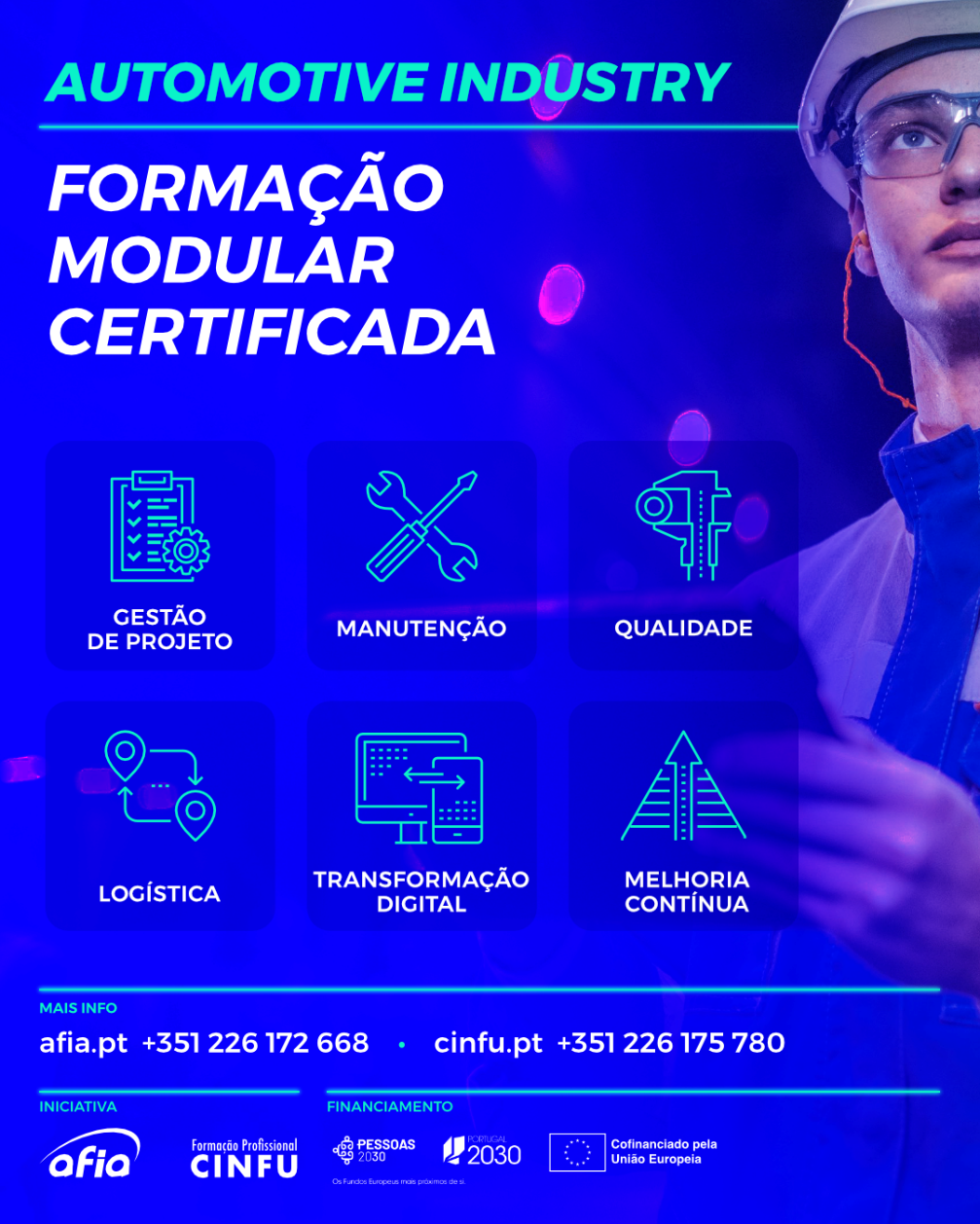 AFIA e CINFU lançam Formação Modular Certificada para reforçar competências na indústria automóvel